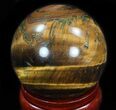 Top Quality Polished Tiger's Eye Sphere #33637-1